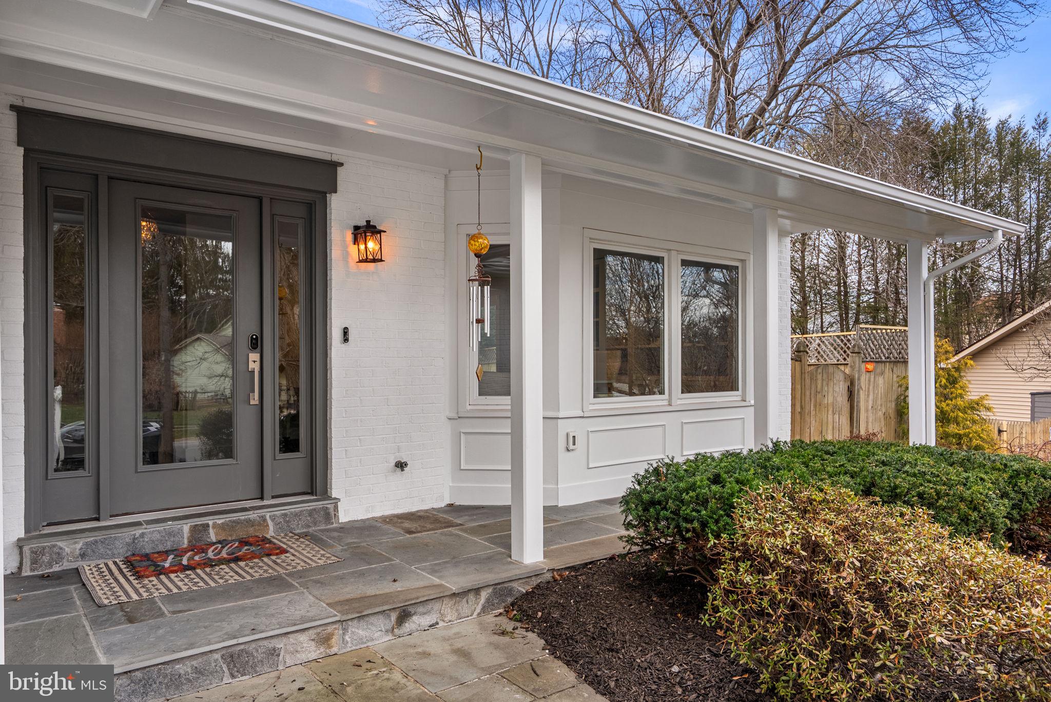 1753 Glastonberry Road Potomac, MD 20854 - Photo 11 of 50 Slate front porch and leadwalk