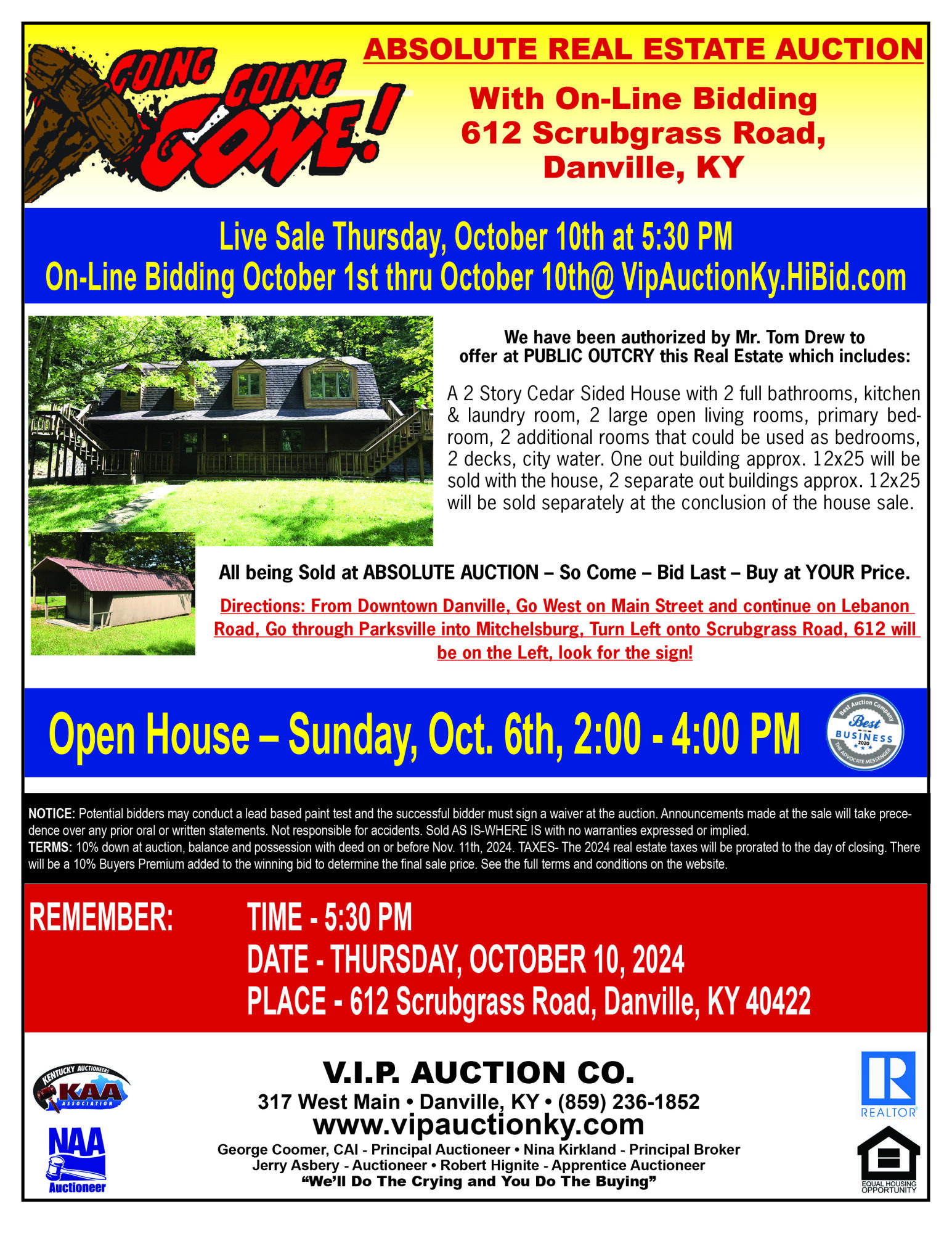 612 Scrubgrass Road Parksville, KY 40464 - Photo 13 of 13 Drew Real Estate Auction
