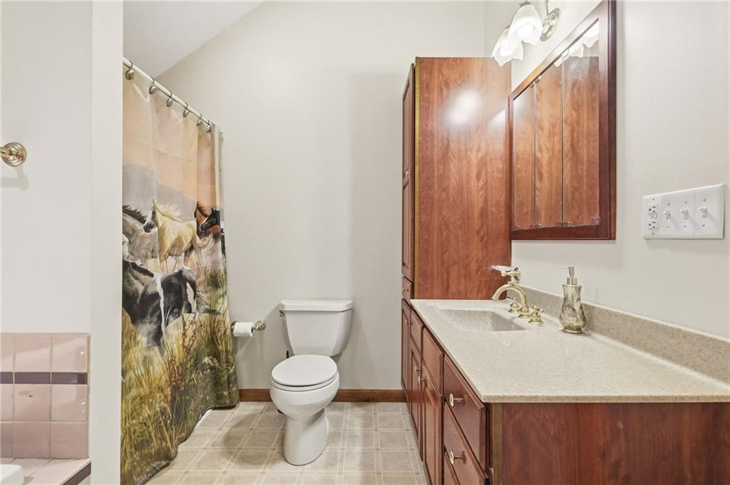 327 Sugar Run Road Waynesburg, PA 15370 - Photo 15 of 29 a bathroom with a sink toilet and shower