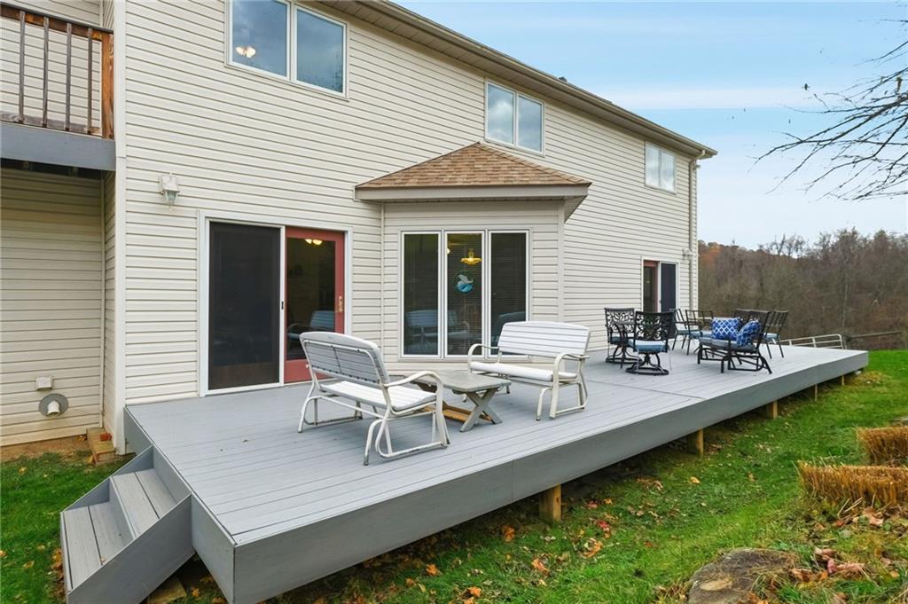 327 Sugar Run Road Waynesburg, PA 15370 - Photo 20 of 29 a view of a house with pool porch and chairs