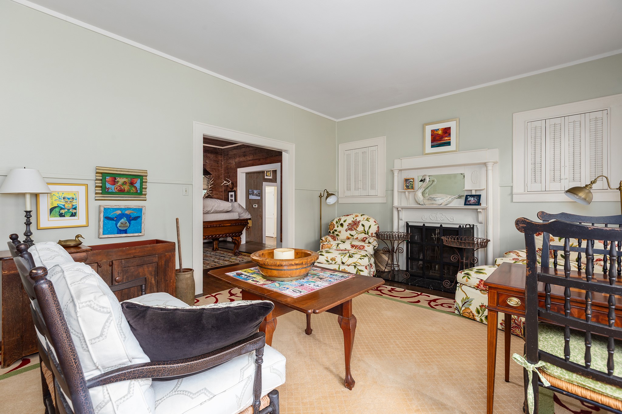 2908 Robichaux Road Pattison, TX 77423 - Photo 26 of 50 a living room with furniture and a fireplace
