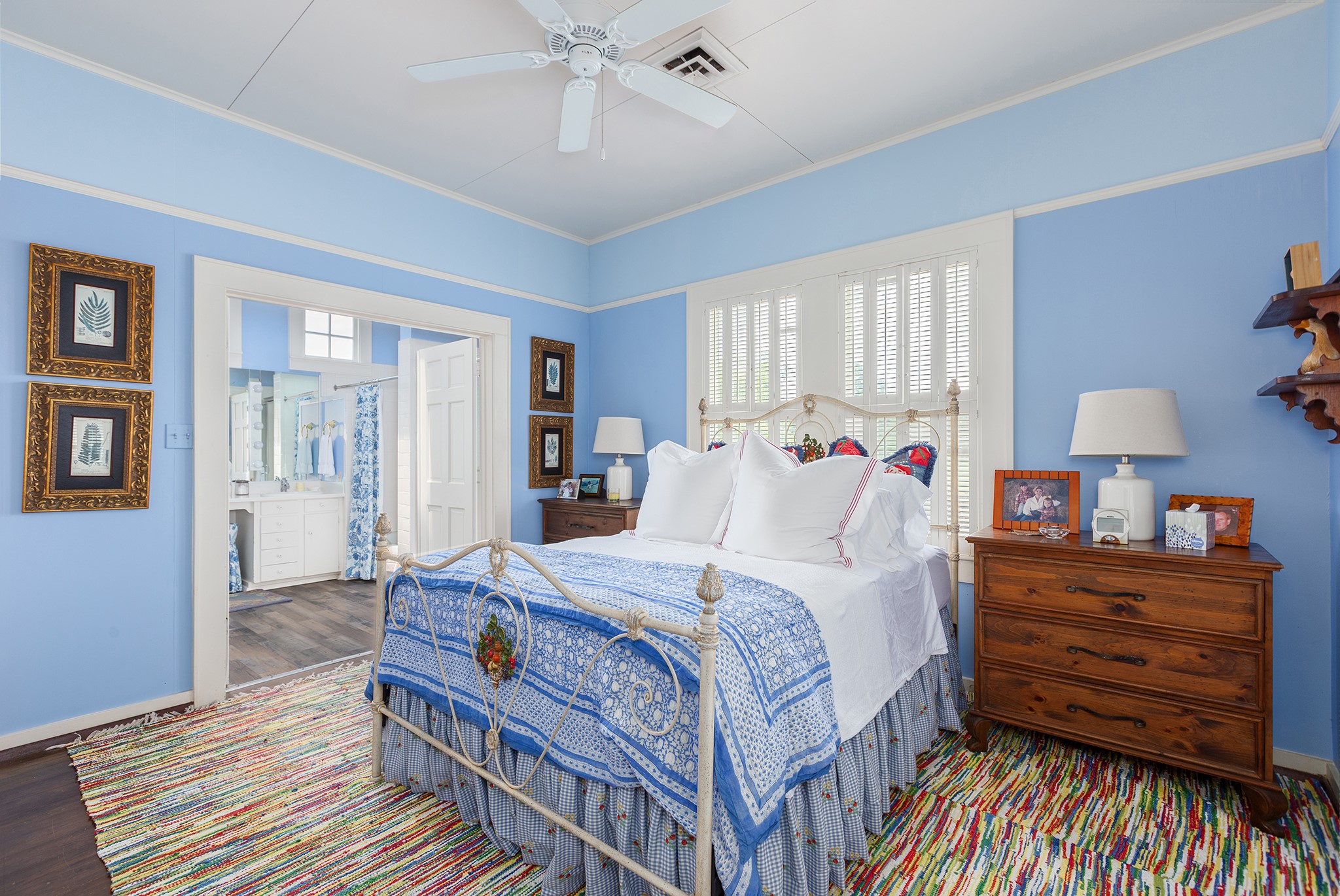 2908 Robichaux Road Pattison, TX 77423 - Photo 28 of 50 a bedroom with a bed and wooden floor