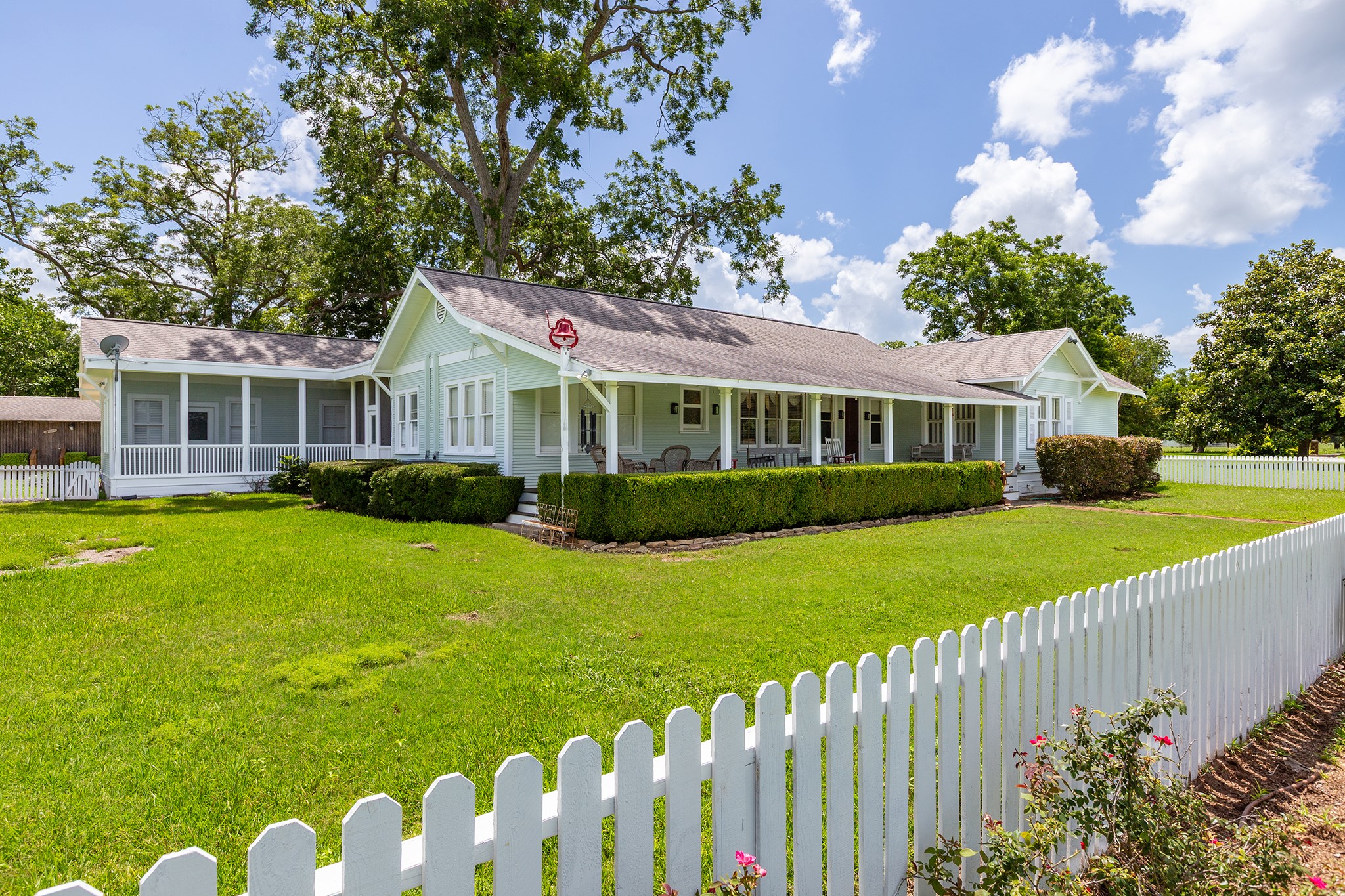 2908 Robichaux Road Pattison, TX 77423 - Photo 43 of 50 a front view of a house with a garden