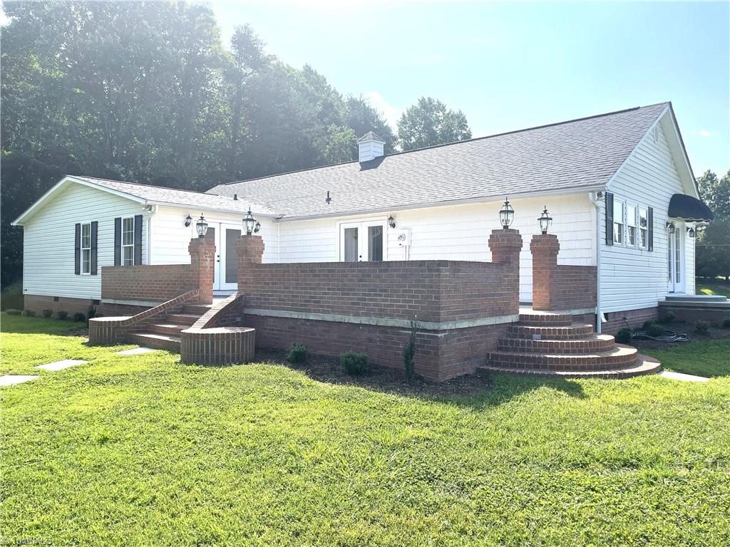 499 Mount Herman Church Road Mount Airy, NC 27030 - Photo 27 of 50 Back of House and Patio