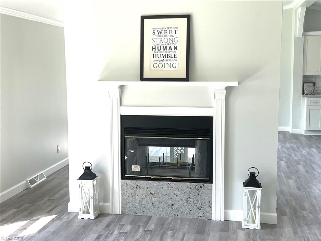 499 Mount Herman Church Road Mount Airy, NC 27030 - Photo 8 of 50 Living Room looking at 2-sided Fireplace