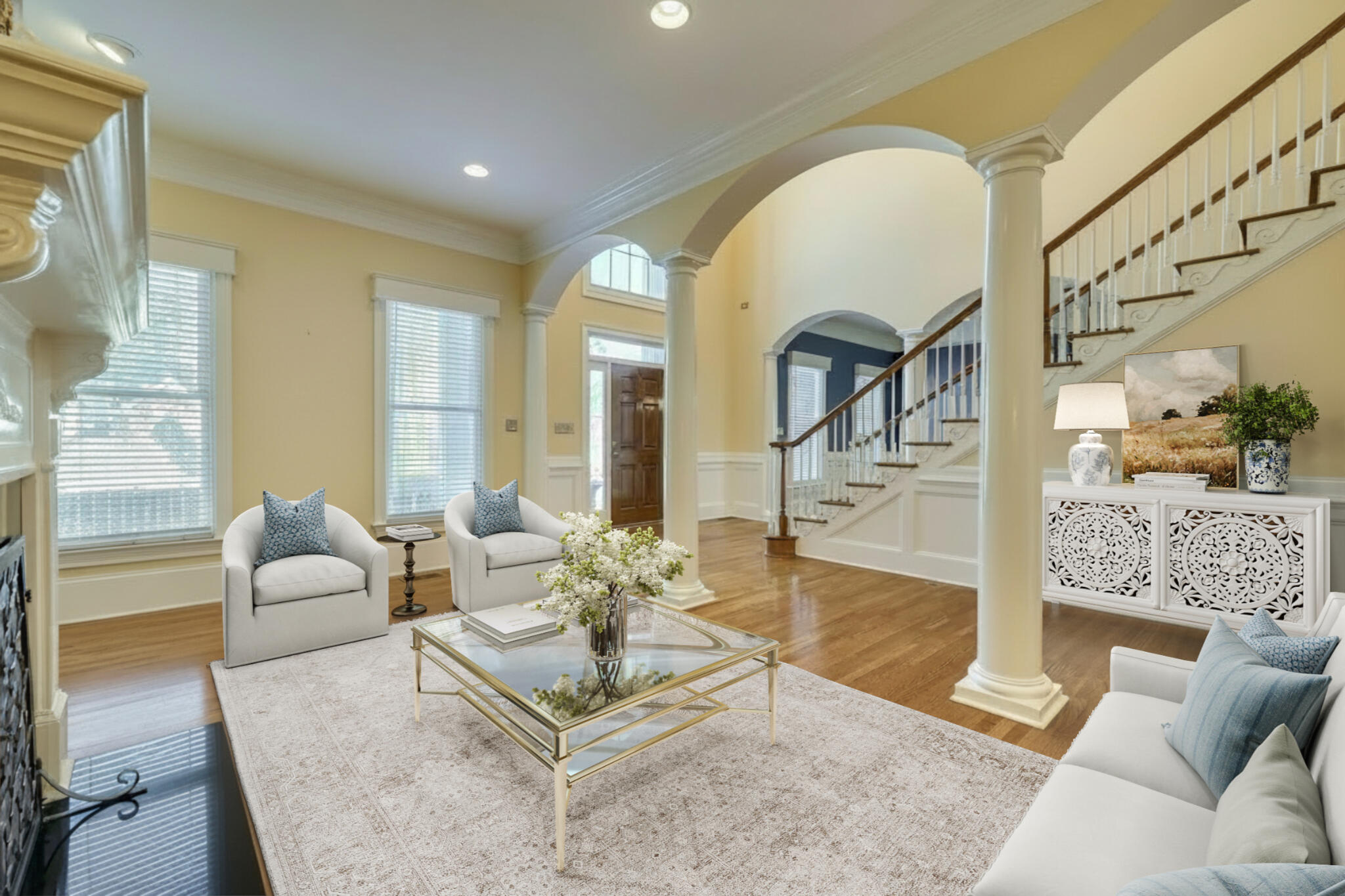 4139 Hammonds Ferry Evans, GA 30809 - Photo 10 of 75 Foyer and Living Room 3