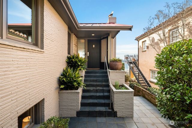a view of a entryway door front of house