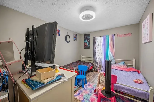 a room with furniture and a desk