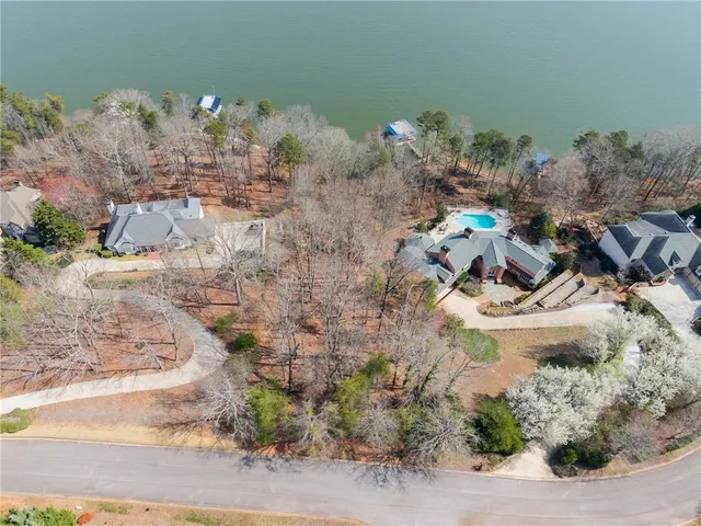 a close view of folding clothes and mountain view