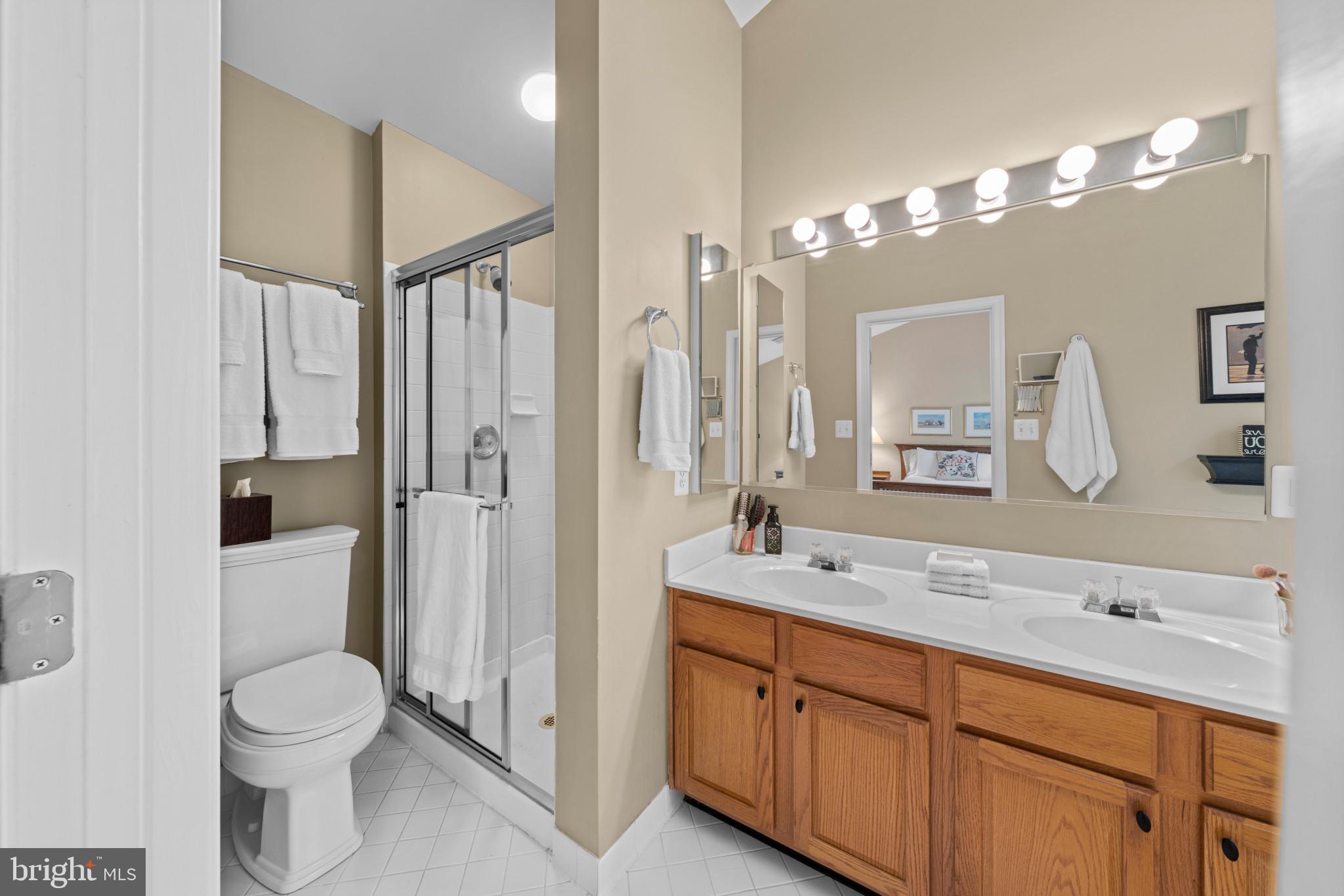 21980 Box Car Square Sterling, VA 20166 - Photo 27 of 36 Primary Bath w/Separate Shower & Double Vanity