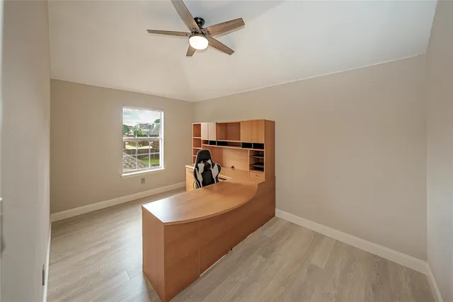 a room with furniture and window