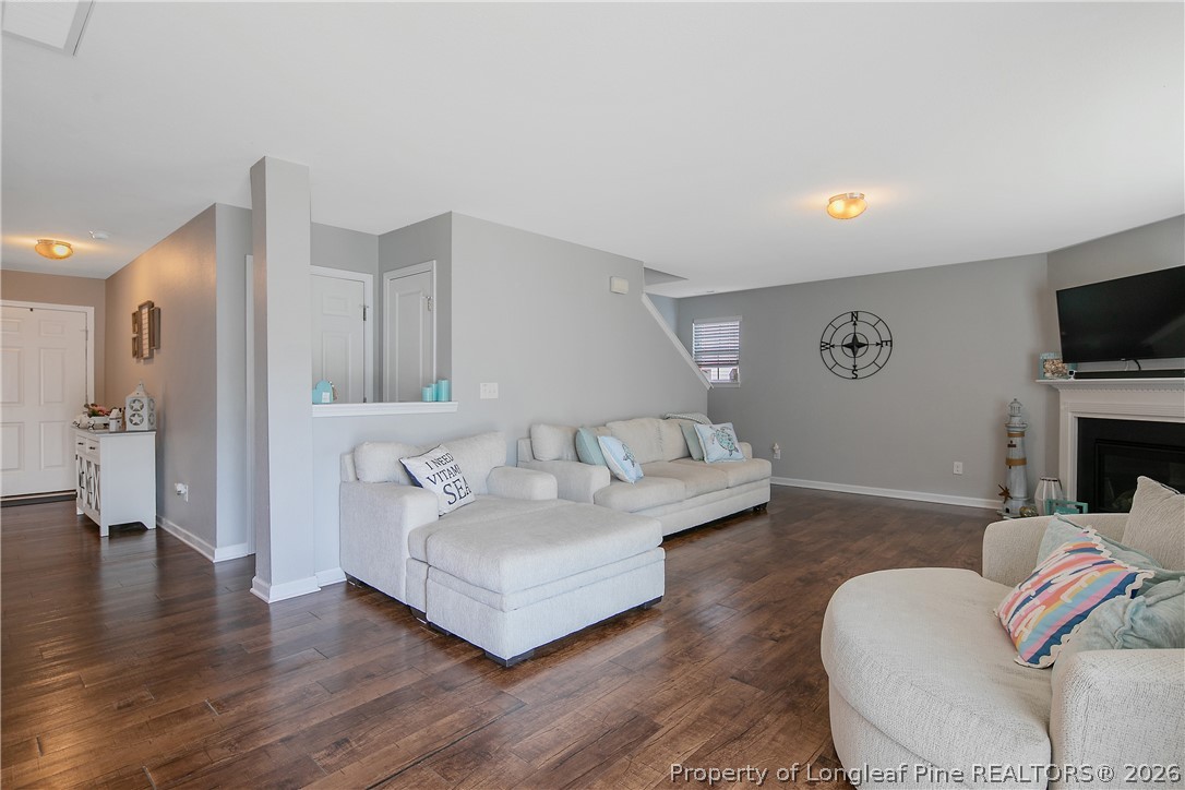 340 Battery Way Bunnlevel, NC 28323 - Photo 14 of 50 a living room with furniture and a flat screen tv