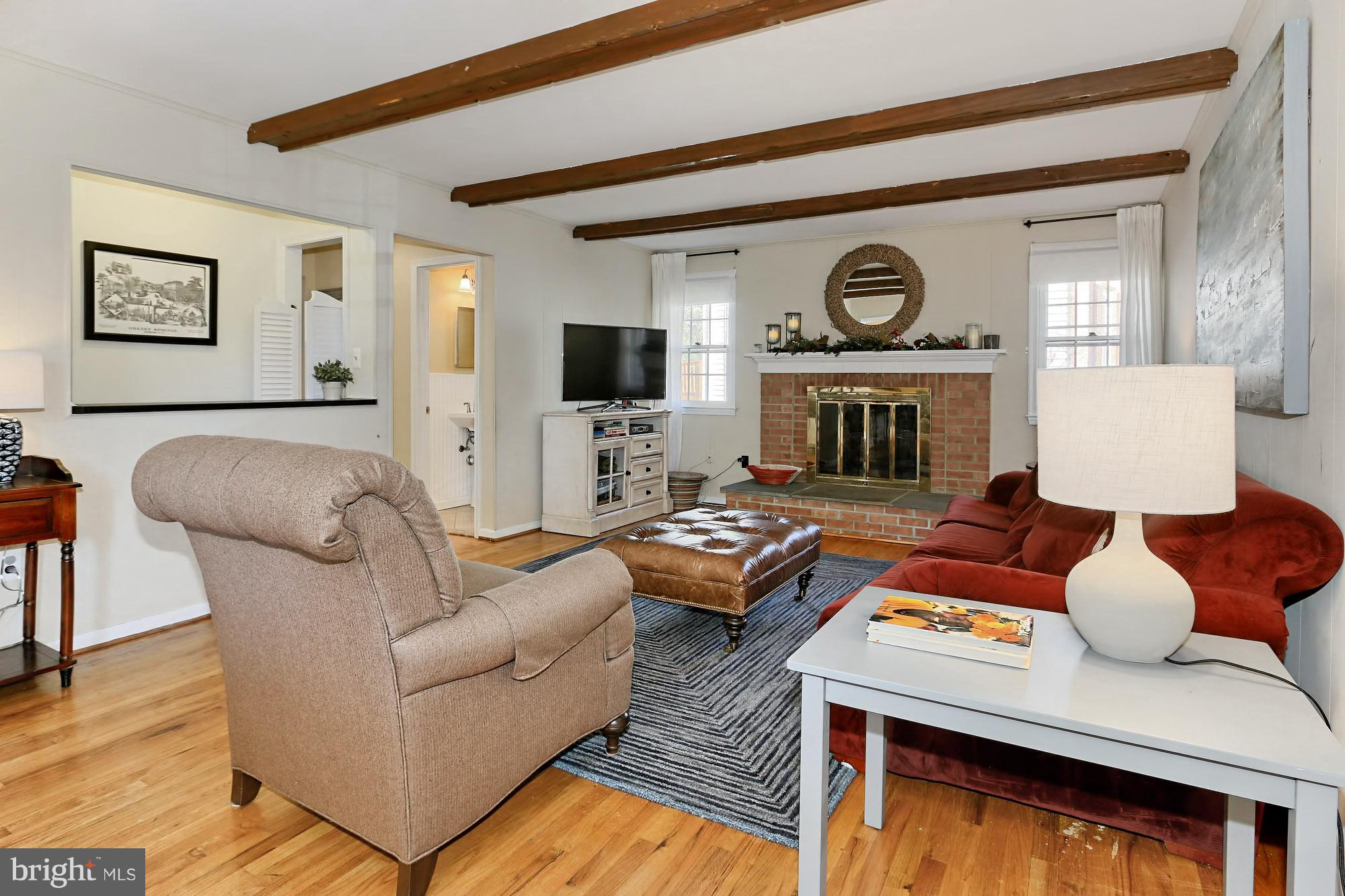 6014 Commack Court Springfield, VA 22152 - Photo 20 of 44 Main level family room with fireplace
