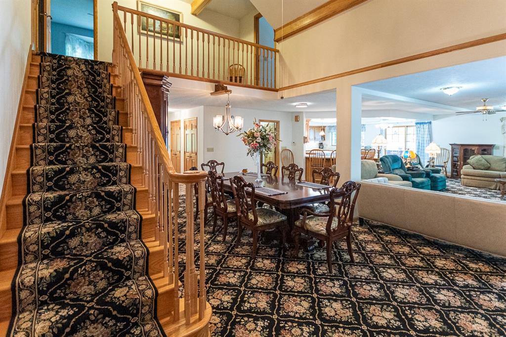 910 Latonka Drive Mercer, PA 16137 - Photo 29 of 38 a view of a dining room with furniture and chandelier