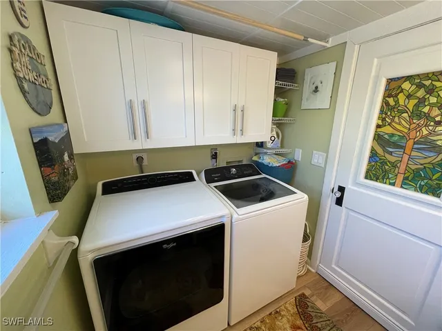 a view of a garden from a balcony