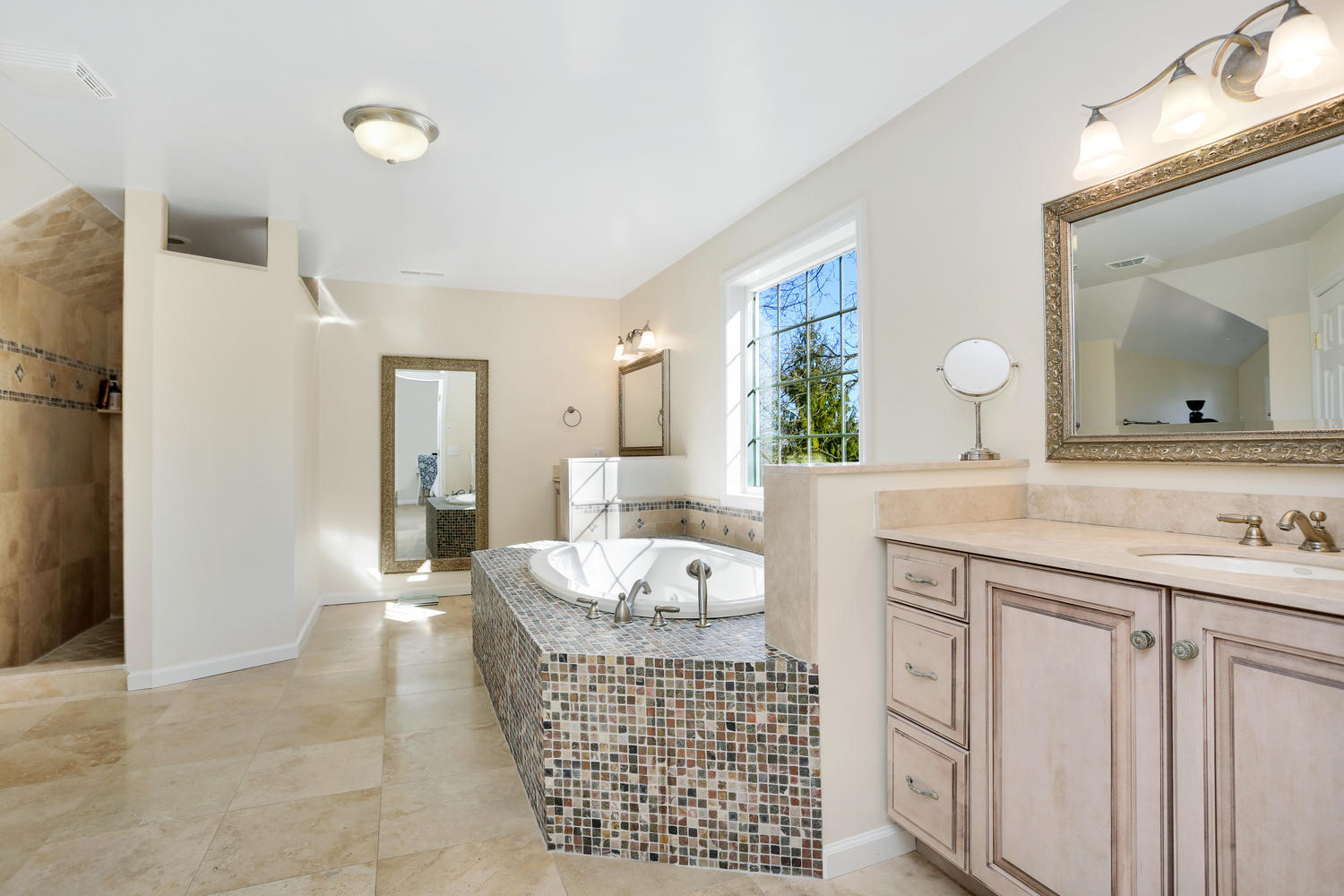 19 Walmsley Road Darien, CT 06820 - Photo 19 of 30 a bathroom with a sink and a mirror