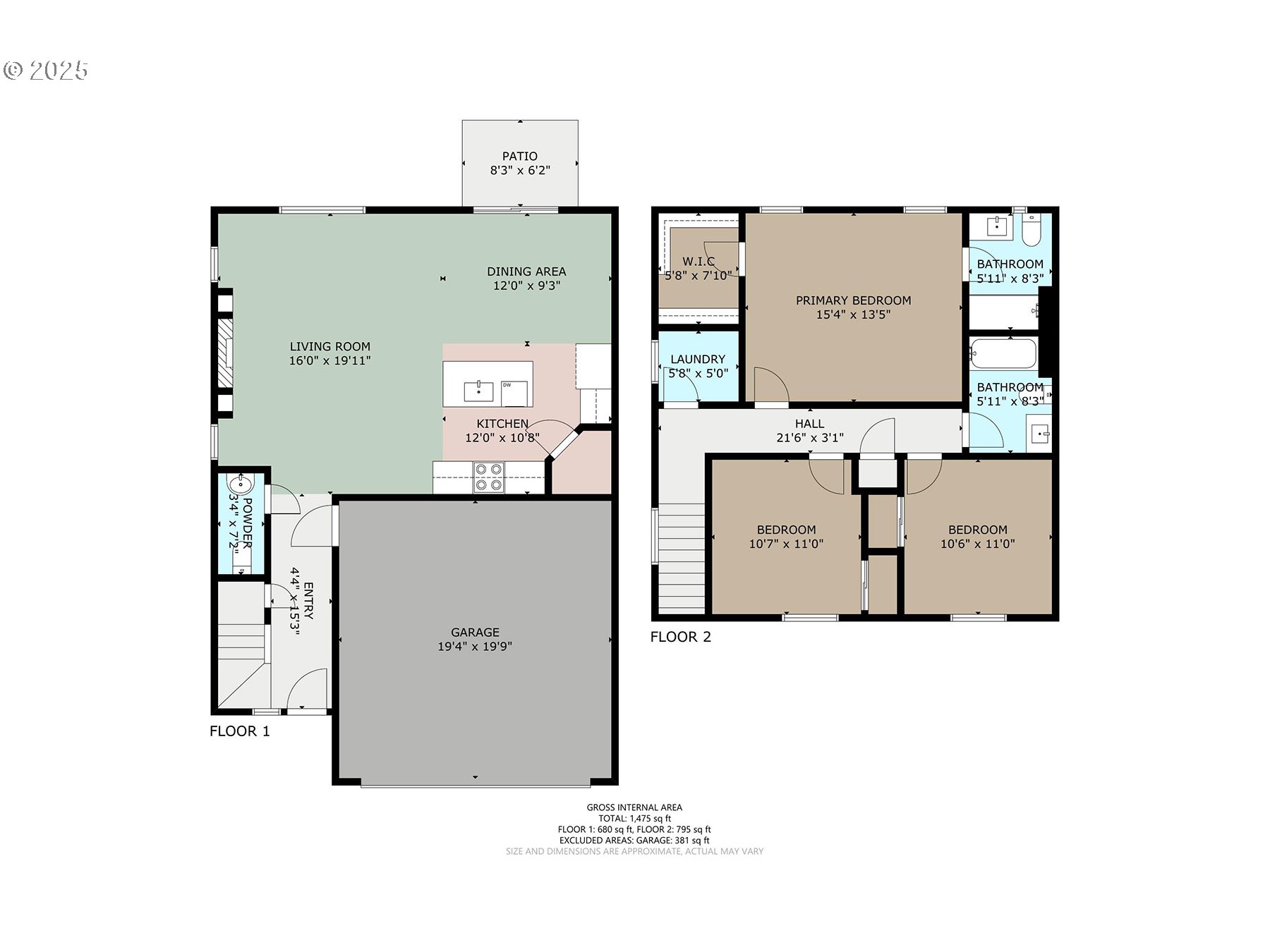 Northeast Emerald Drive Hermiston, OR 97838 - Photo 10 of 11 a picture of a floor plan
