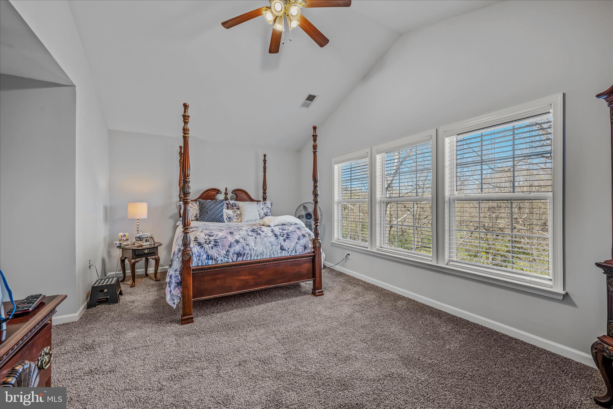 43 Scarboro Drive Bunker Hill, WV 25413 - Photo 19 of 43 a bedroom with a bed and a chandelier