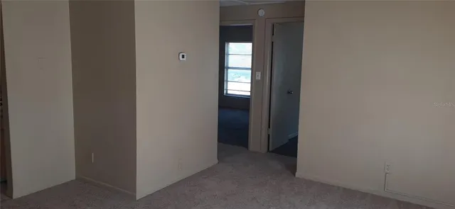 a view of hallway with window