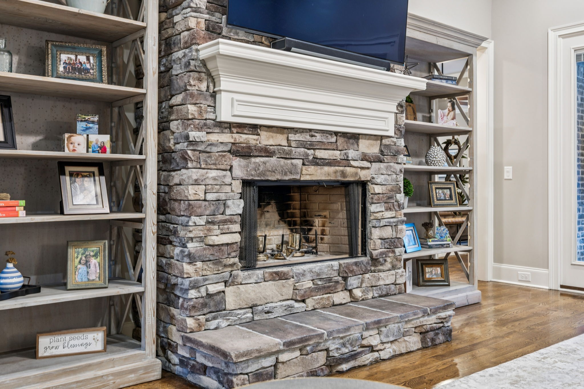 240 Laycrest Drive Mount Juliet, TN 37122 - Photo 23 of 100 a living room with furniture and a fireplace