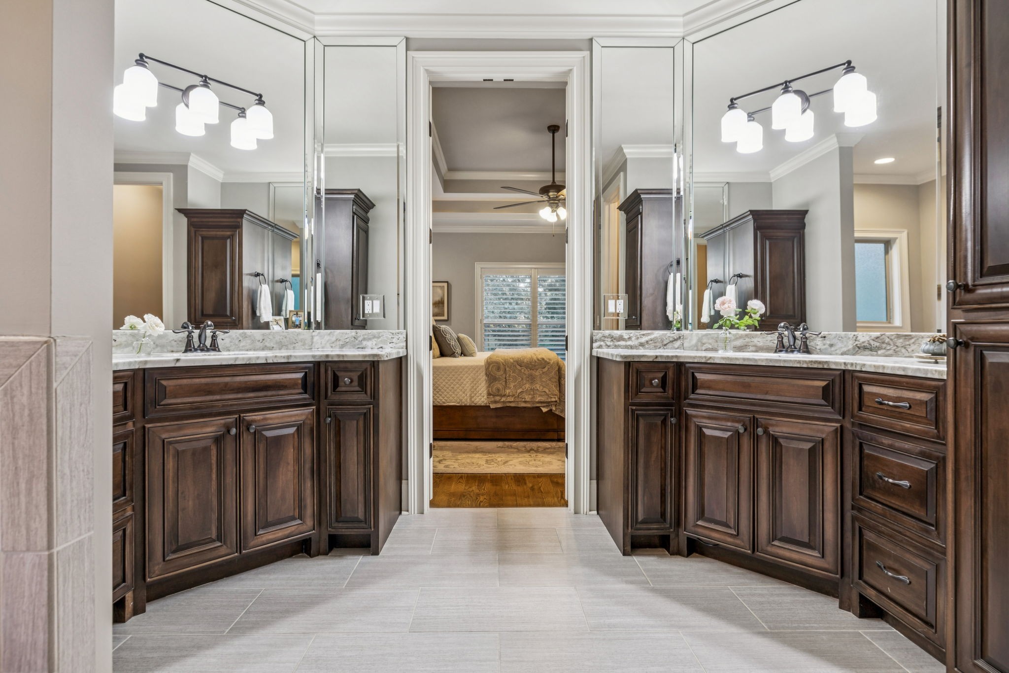 240 Laycrest Drive Mount Juliet, TN 37122 - Photo 46 of 100 a bathroom with a sink a vanity a mirror and a refrigerator