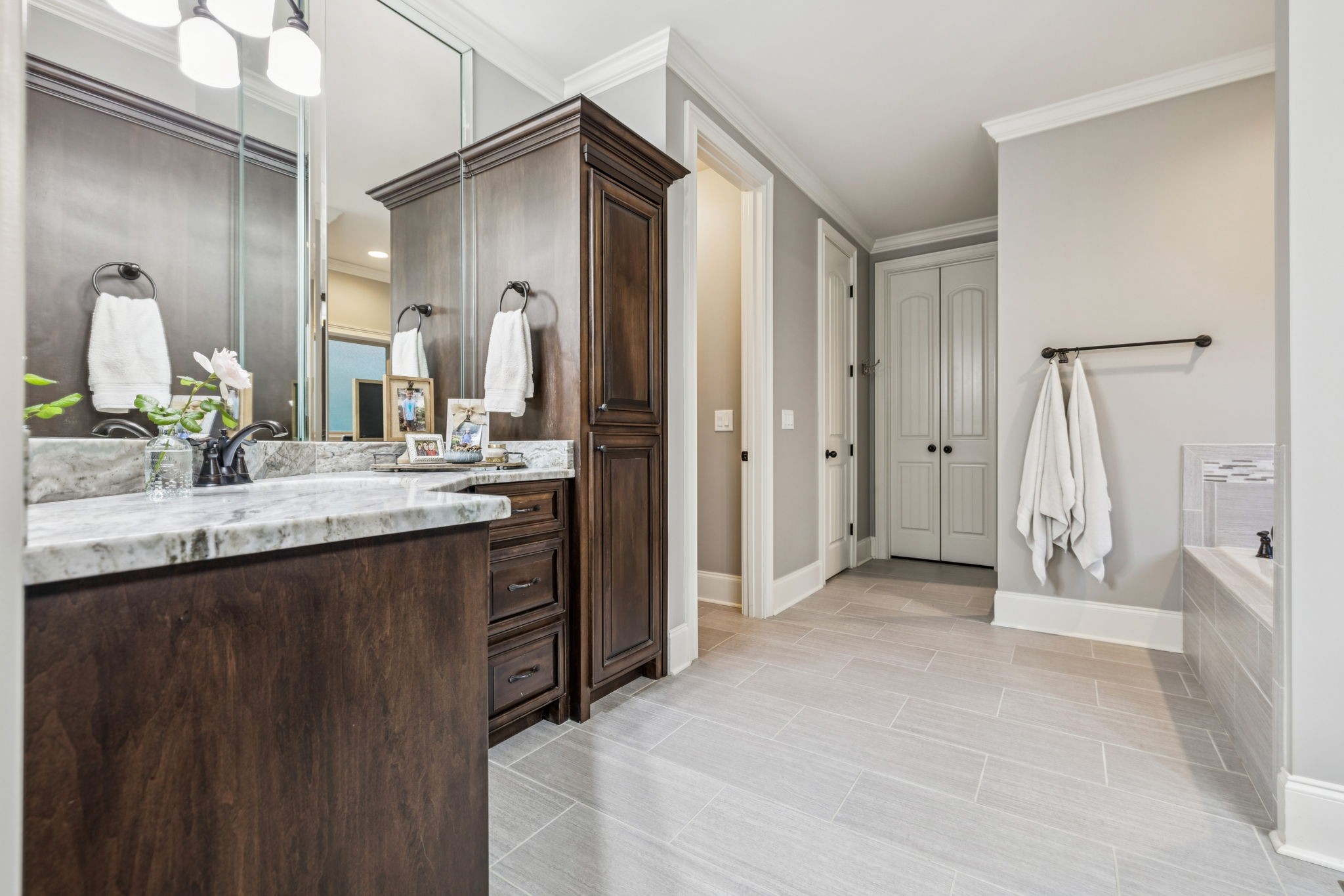 240 Laycrest Drive Mount Juliet, TN 37122 - Photo 48 of 100 a bathroom with a double vanity sink mirror and shower