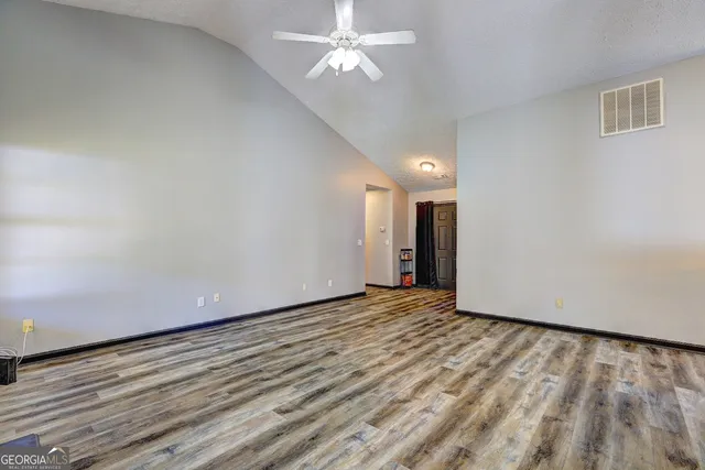 wooden floor in an empty room