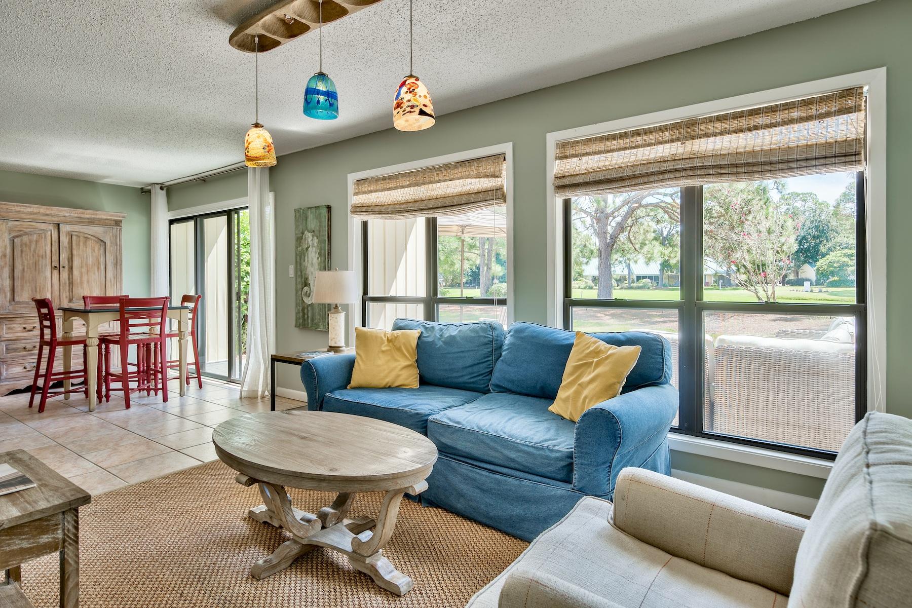 716 Sandpiper Drive, Unit 10508 Miramar Beach, FL 32550 - Photo 16 of 22 a living room with furniture and a large window