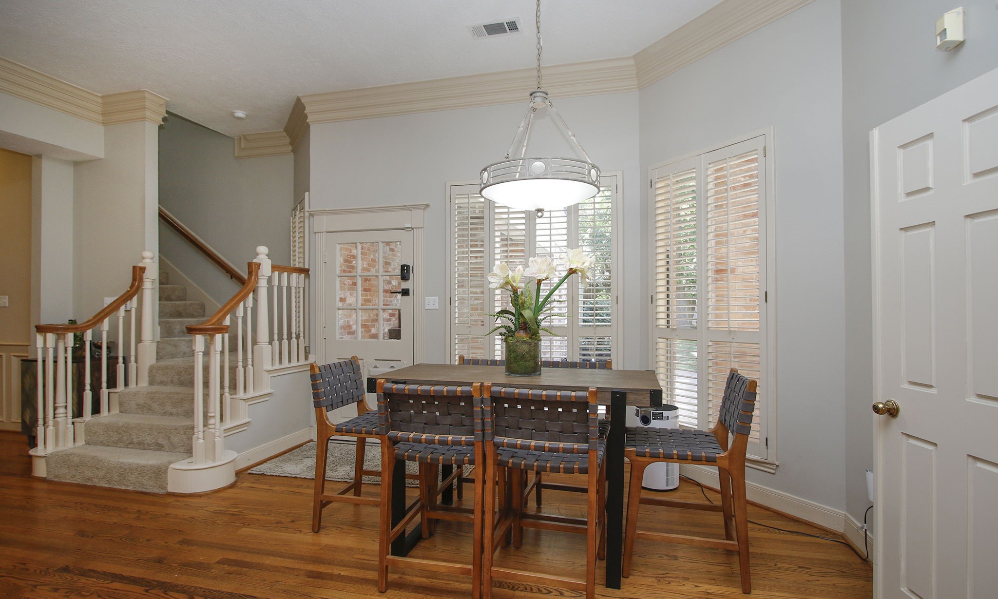 15923 Harwick Drive Spring, TX 77379 - Photo 25 of 50 The breakfast area looks out to the backyard and patio with a door to the covered
outdoor kitchen.