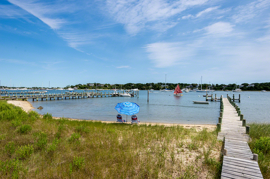 44 Green Hollow Road Edgartown, MA 02539 - Photo 4 of 45 a view of a lake with outdoor space
