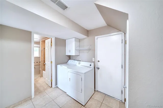a view of a storage & utility room in a house