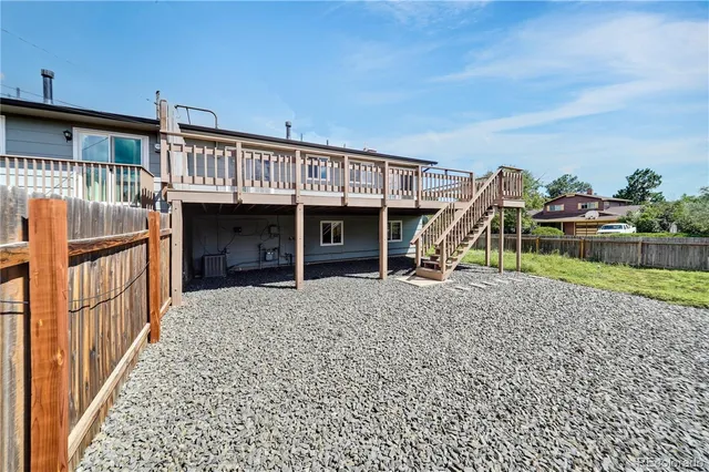 a view of a house with a balcony
