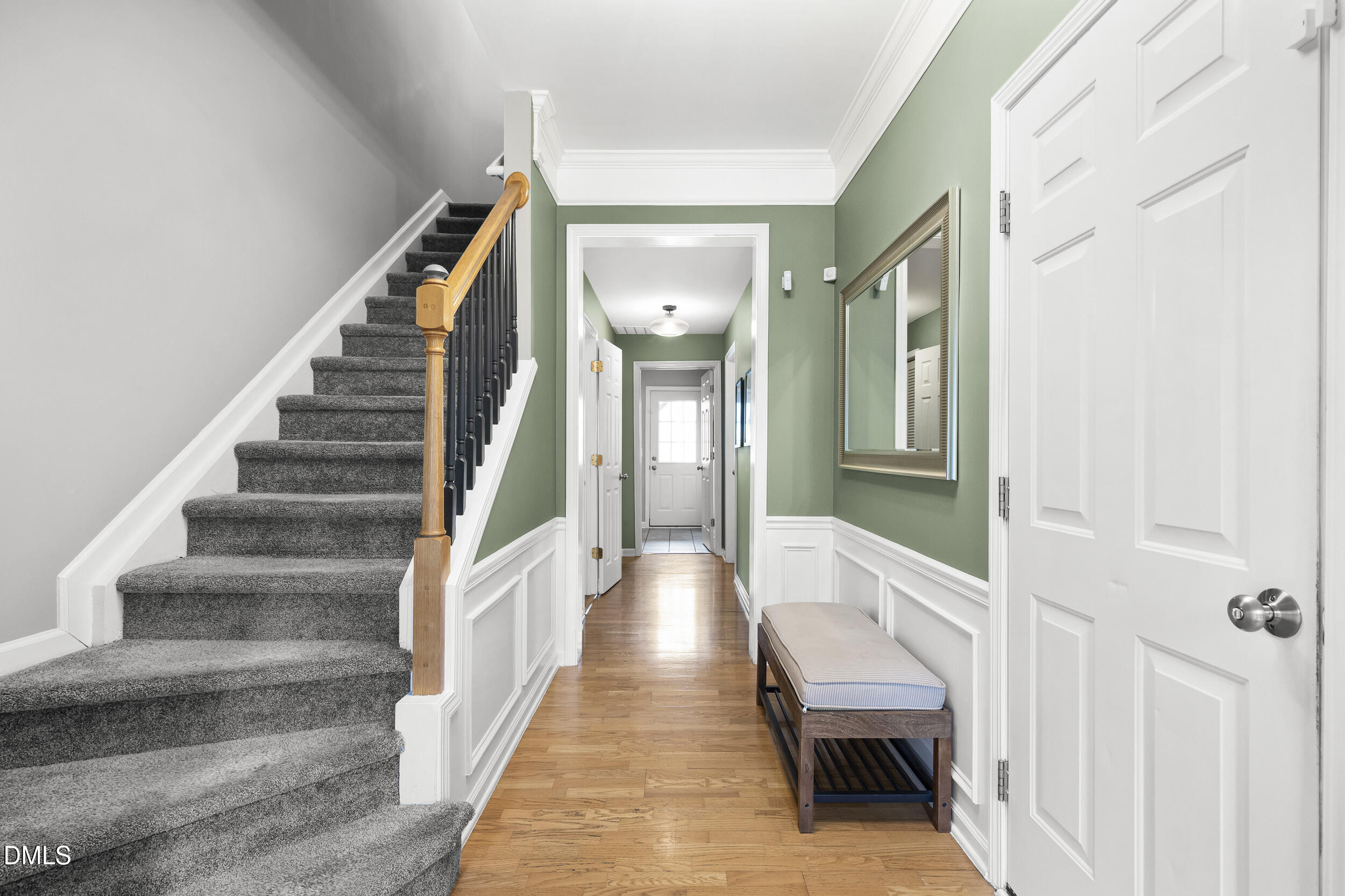 5500 Jeanette Marie Lane Raleigh, NC 27613 - Photo 5 of 32 first floor hallway