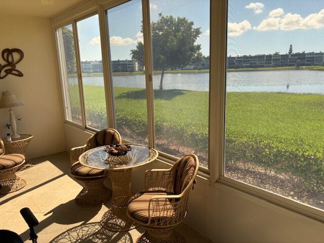 1015 Cornwall East, Unit 1015 Boca Raton, FL 33434 - Photo 17 of 20 Patio w/lake view