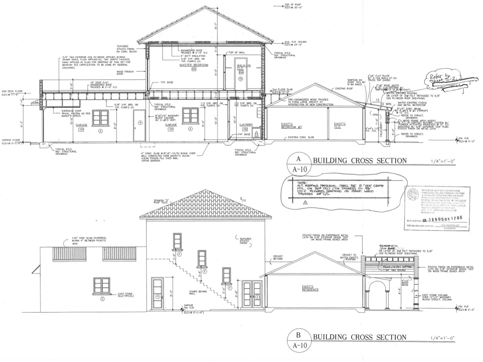 12767 175th Road North Jupiter, FL 33478 - Photo 34 of 36 Cross Elevations