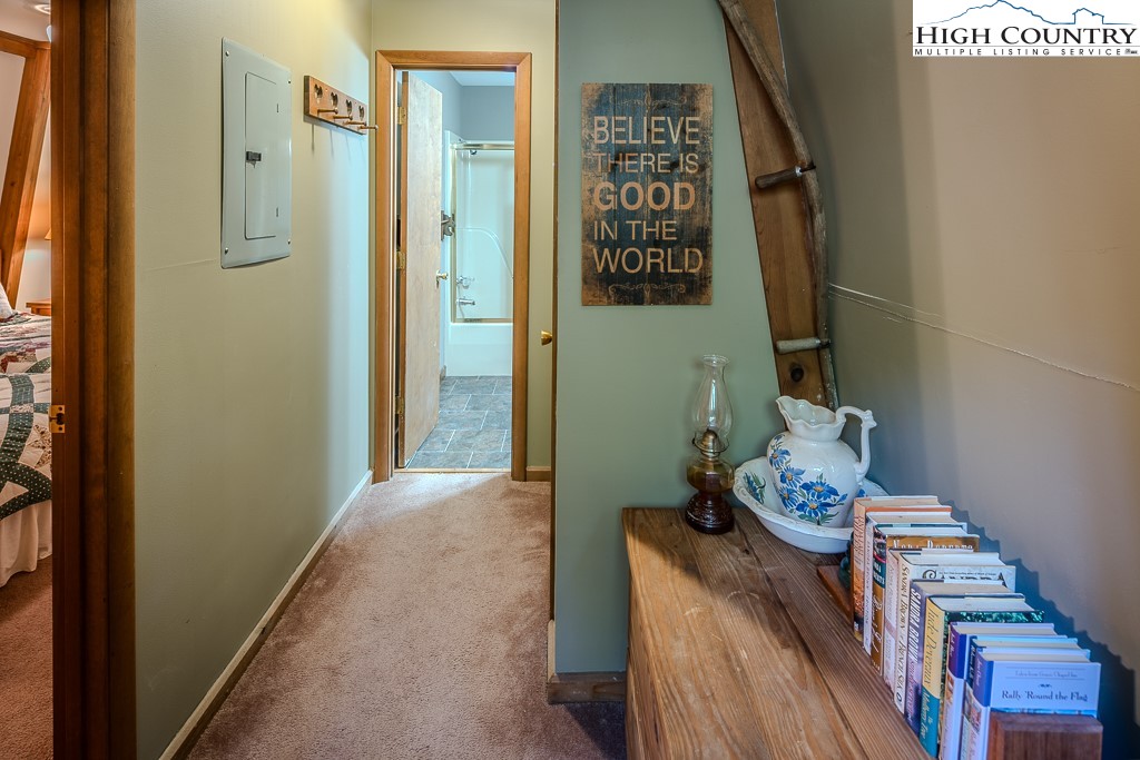 35 Maple Drive, Unit B Banner Elk, NC 28604 - Photo 20 of 21 a view of an entryway with wooden floor