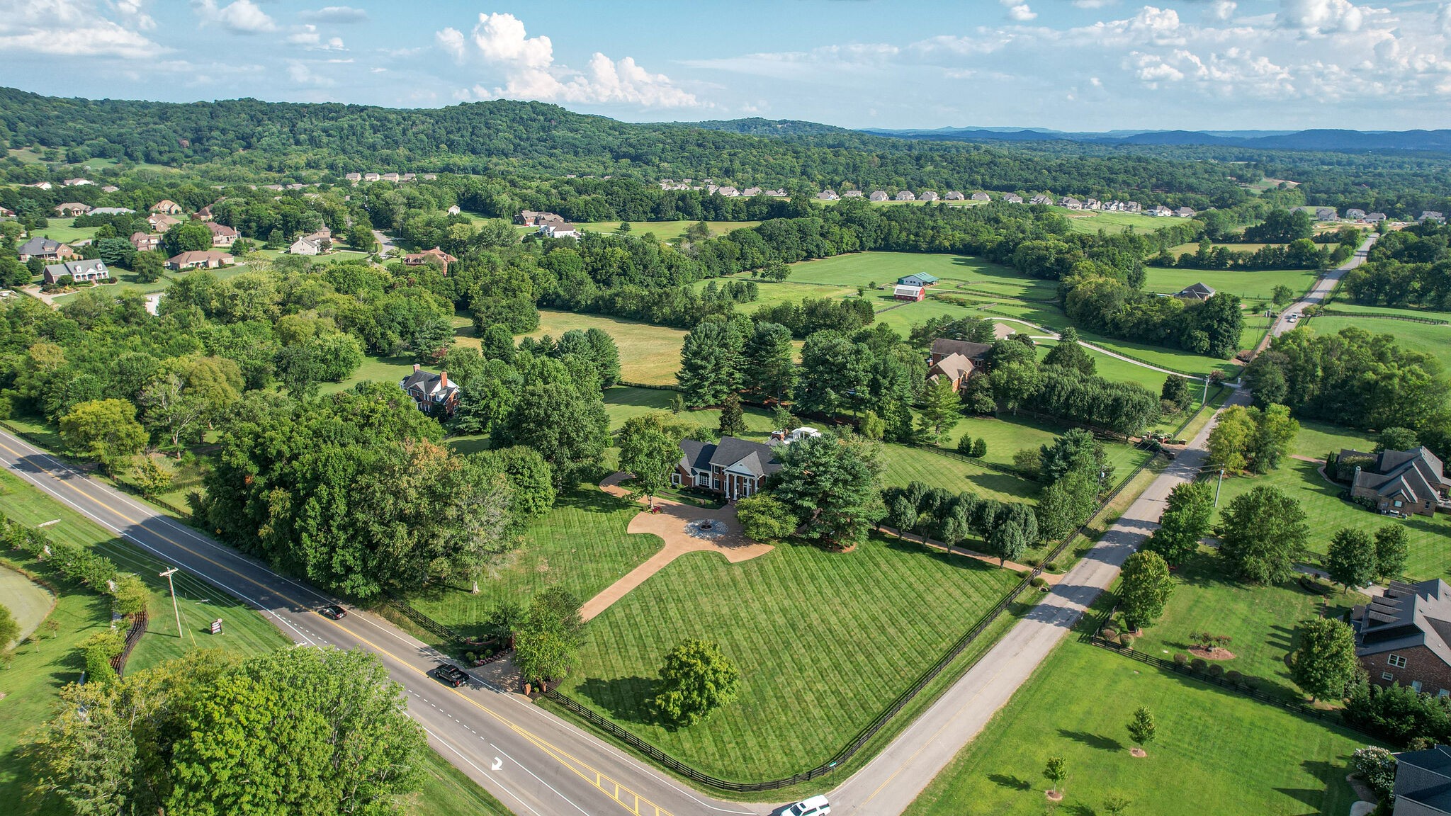 9501 Clovercroft Road Franklin, TN 37067 - Photo 70 of 70 an aerial view of a house