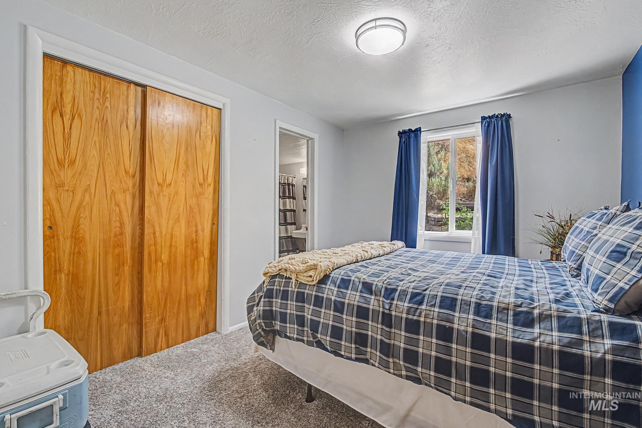 4311 Frozen Dog Road Emmett, ID 83617 - Photo 27 of 31 Light gray walls with a contrasting blue accent wall