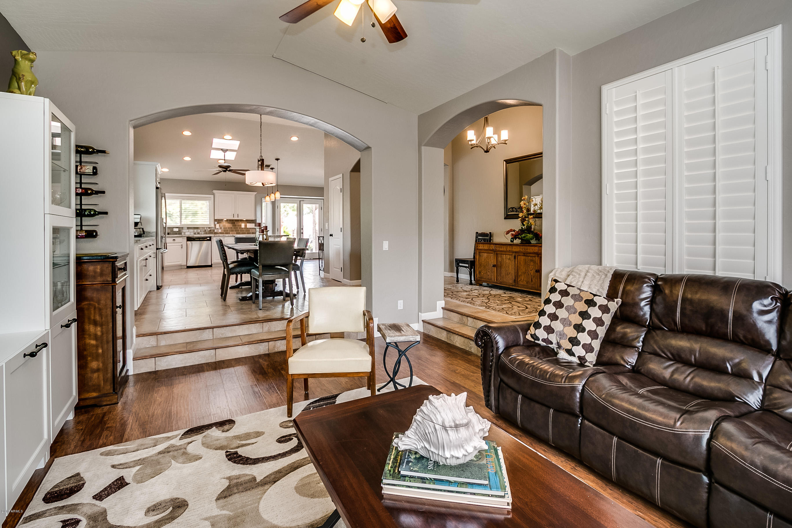 1075 North Poinciana Road Gilbert, AZ 85234 - Photo 4 of 29 Front Room With Kitchen