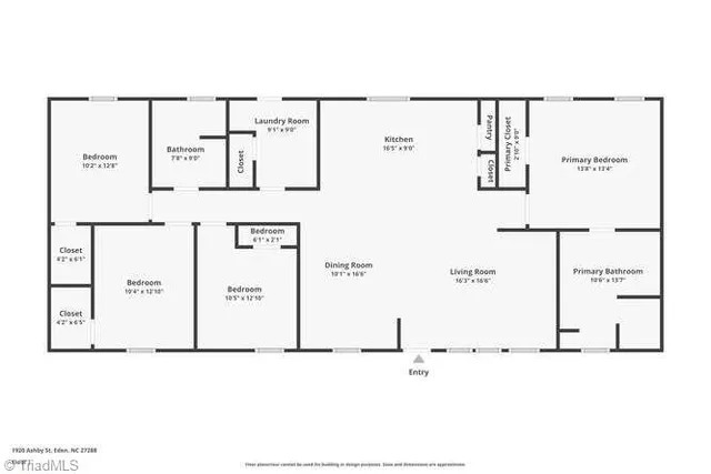 $300,000 | 1920 Ashby Street, Eden, NC 27288