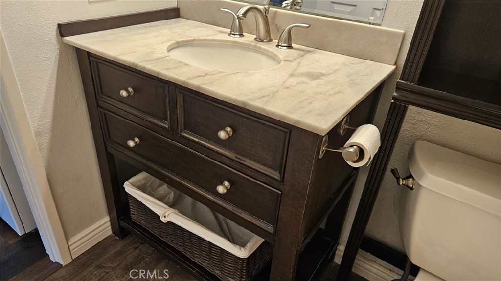 18922 Canyon Summit Lake Forest, CA 92679 - Photo 13 of 32 a close view of sink and mirror