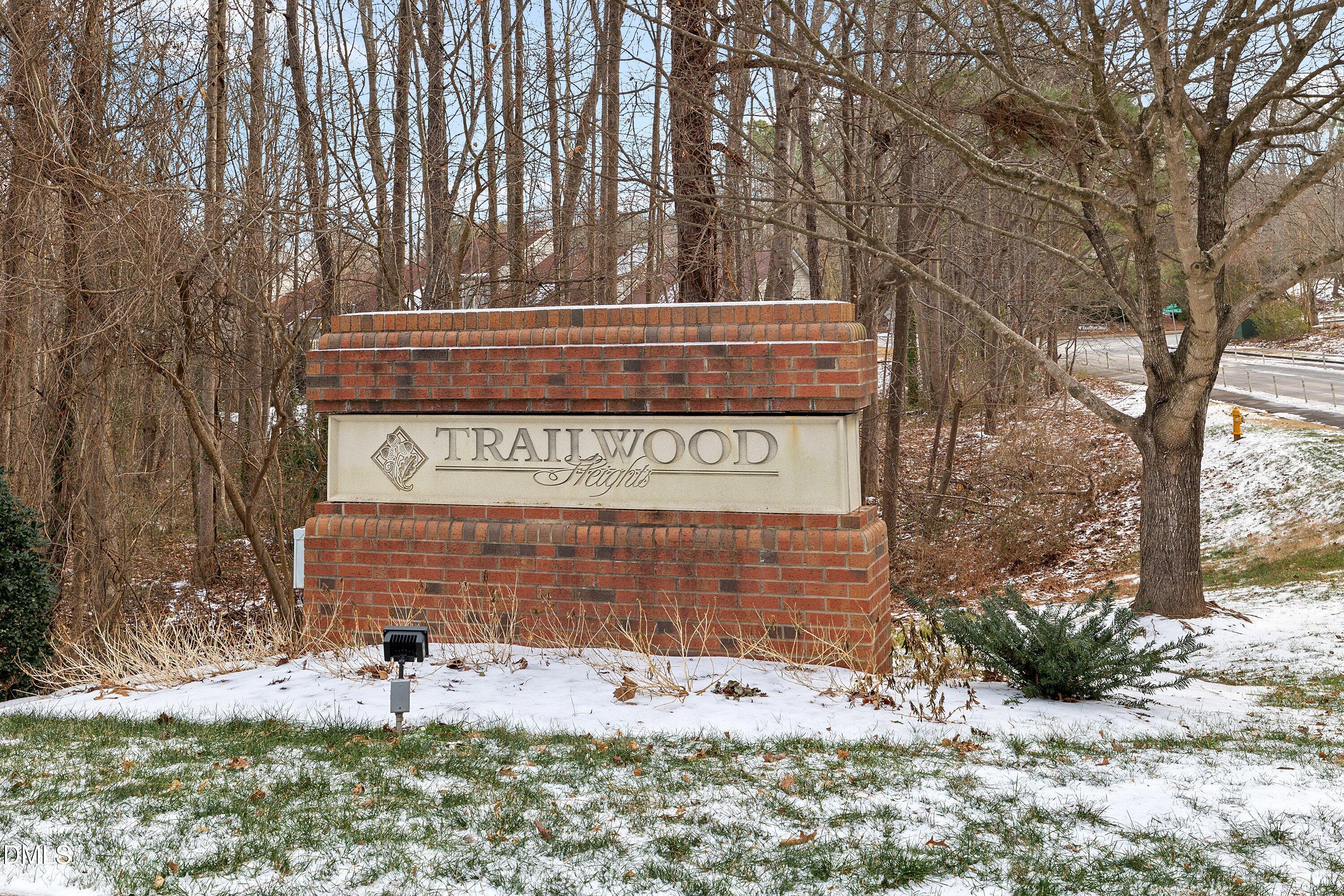 3000 Trailwood Pines Lane Raleigh, NC 27603 - Photo 29 of 30 a view of a outdoor space with sign board