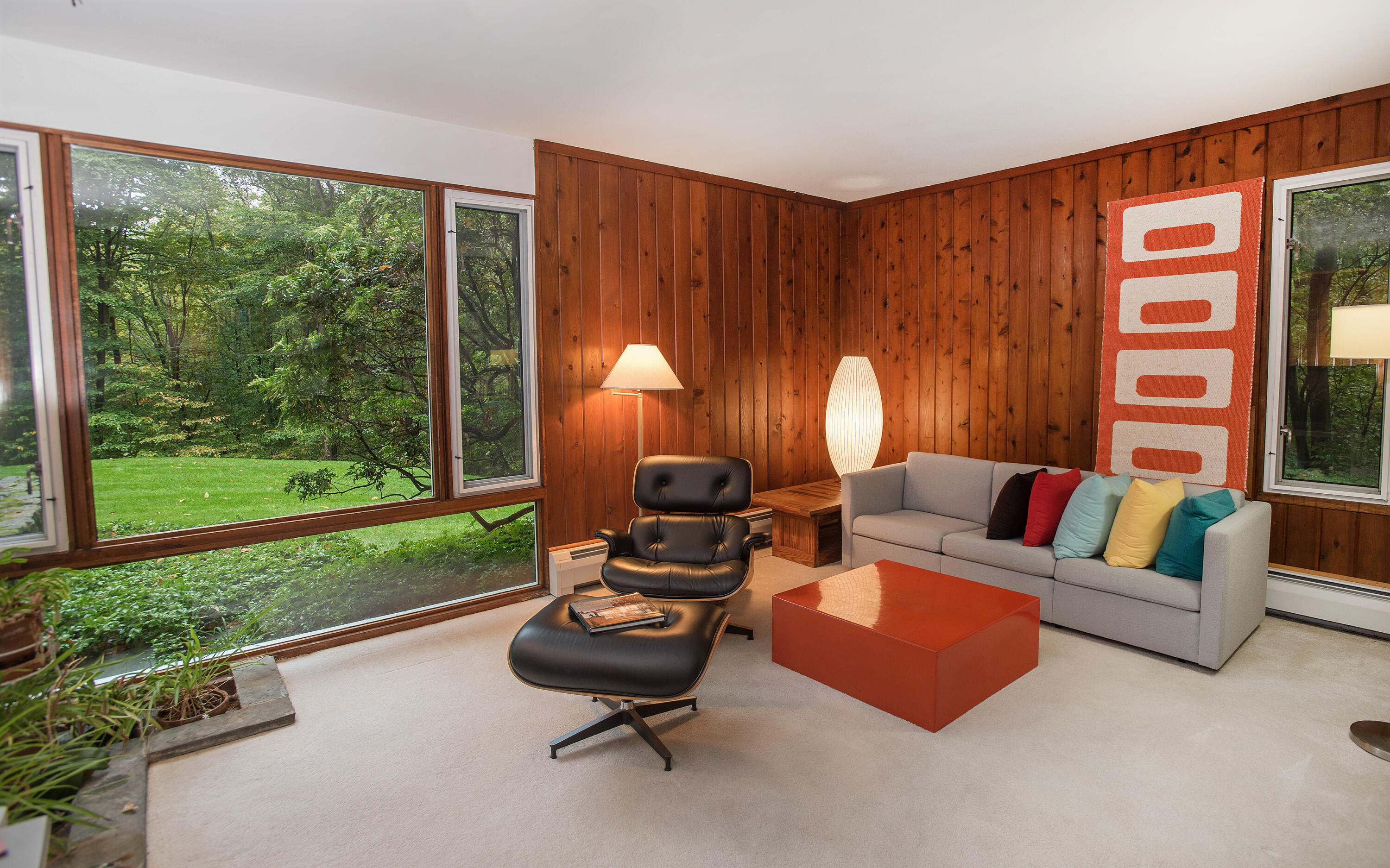 154 Indian Rock Road New Canaan, CT 06840 - Photo 10 of 33 a living room with furniture and a large window