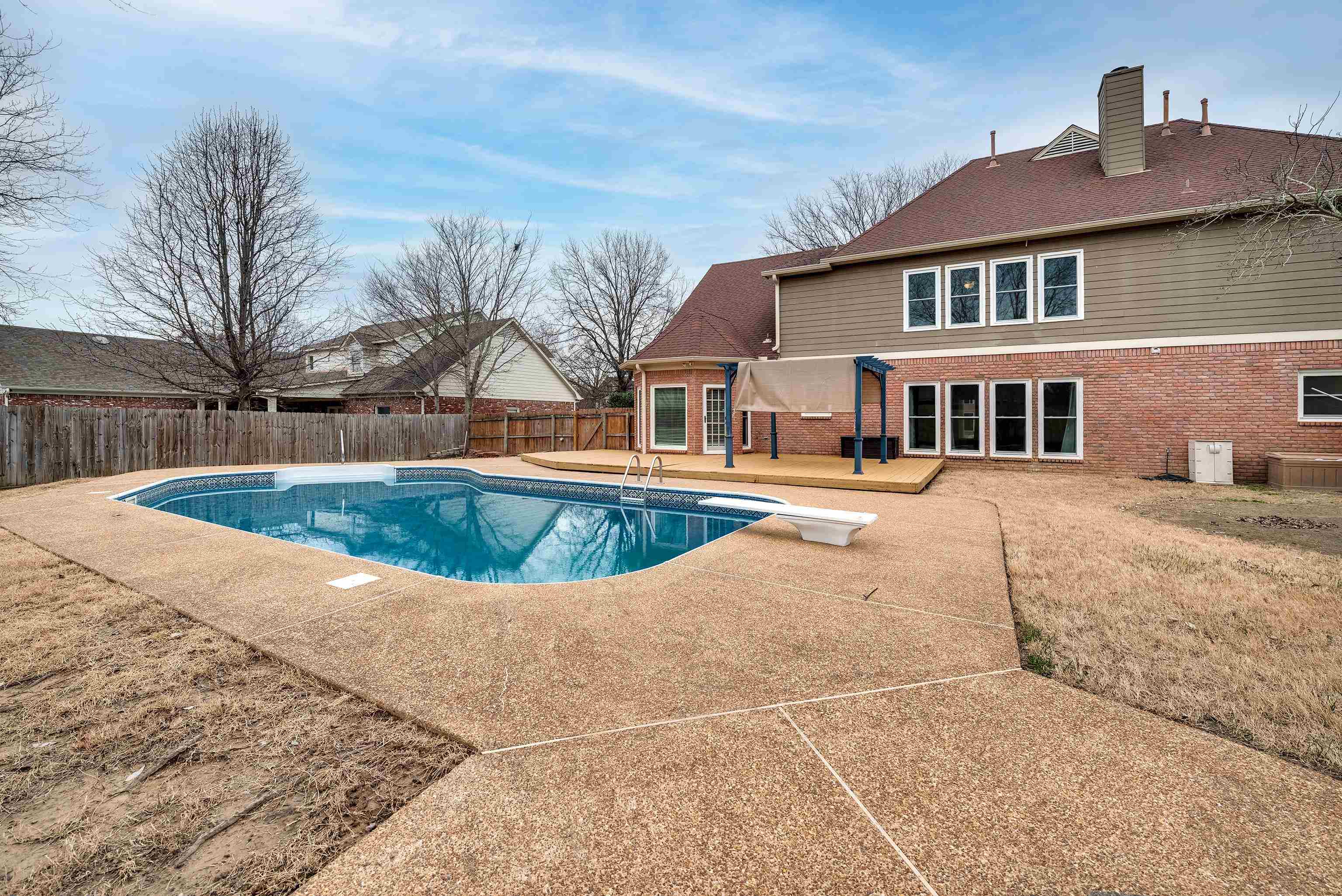 1553 John Ridge Drive Collierville, TN 38017 - Photo 40 of 40 a view of a house with swimming pool