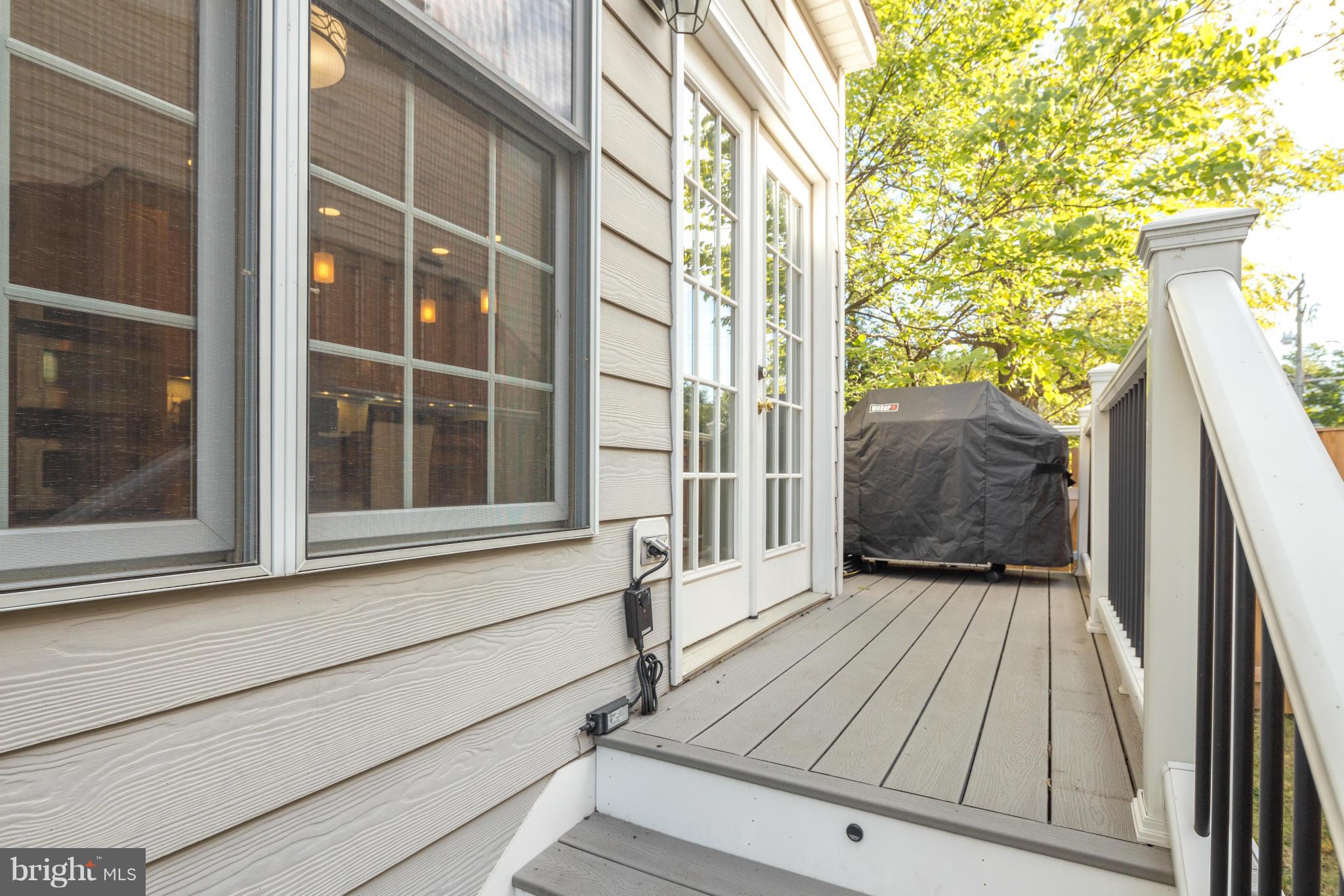 101 West George Mason Road Falls Church, VA 22046 - Photo 17 of 30 Deck Installed for Barbecuing and Easy Yard Access