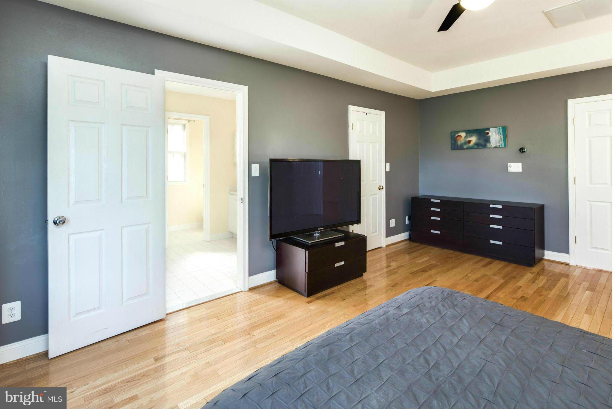 101 West George Mason Road Falls Church, VA 22046 - Photo 23 of 30 Master Bedroom has Walk-In Closet & Ceiling Fan