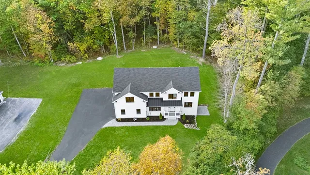 a view of a wooden deck