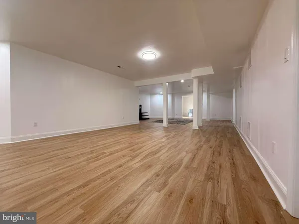 wooden floor in an empty room