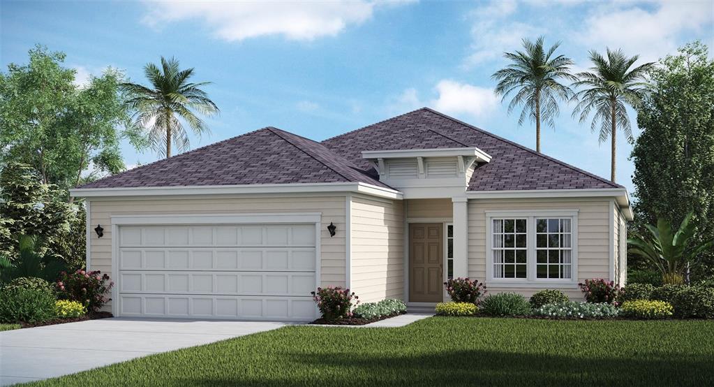 7850 Southwest 74th Loop Ocala, FL 34481 - Photo 1 of 1 Artist rendering; illustration only; colors, features, and garage orientation may differ.