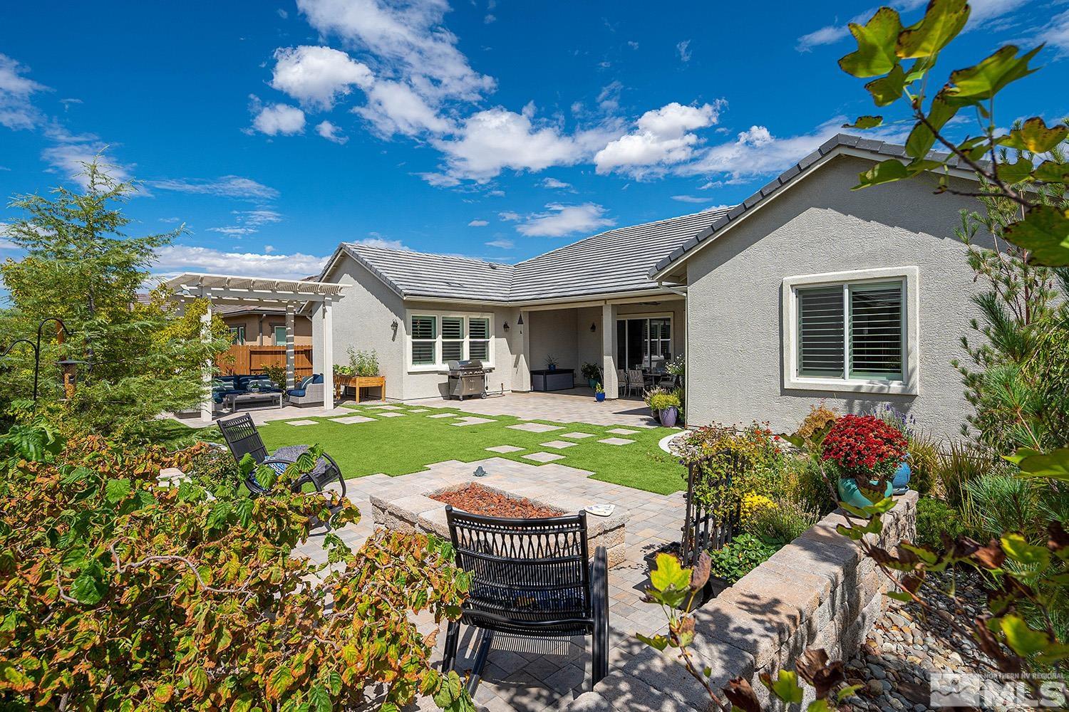9579 Gazala Lane Reno, NV 89521 - Photo 23 of 40 a view of house with swimming pool outdoor seating